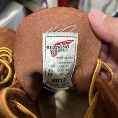 RED WING SHOES ブラウンワークブーツ 4.5の画像