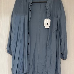 新品6着 サマーシャツ 半袖 ブラウス オープンカラー 開襟シャツ ワイシャツ リゾートシャツ リラックスフィット ブラウン ベージュ ブルー  ネイビー Mono-Mart モノマート の画像