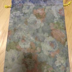 巾着袋　花柄②の画像