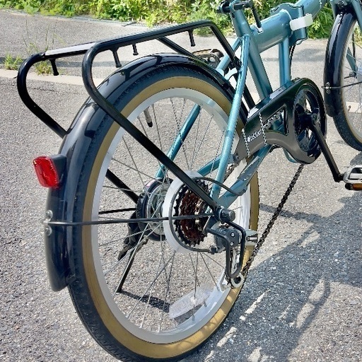 LUCiOLE 20インチ外装6段変速 オートライト折り畳み自転車