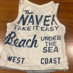 中古　タンクトップ　サイズ90の画像