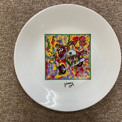 ジミー大西絵皿 ２枚の画像
