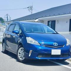 車検取立て9年4月 トヨタ プリウスα 　走行10万㌔　ハイブリ...