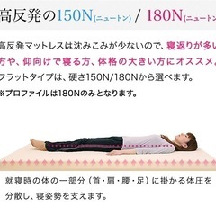 【中古】マットレス セミダブル 高反発 10cm 