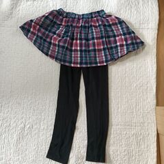 120cm 女の子スカッツ(スカンツ)セットの画像