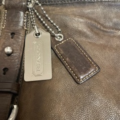 【COACH】★オールレザートートバック　本革　鞄　2way《肩掛け可》の画像