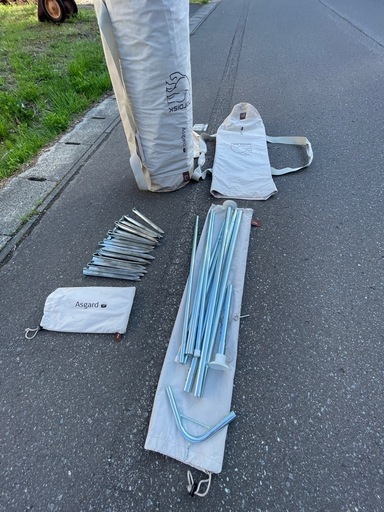 【美品】ノルディスク　アスガルド12.6 フロアマット及びグランドシート付き