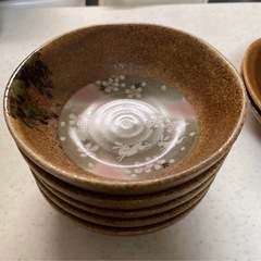 兎さくら10個食器セットの画像