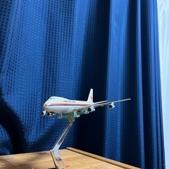 JAL JA8100 模型　レトロ飛行機　日本航空　japanの画像