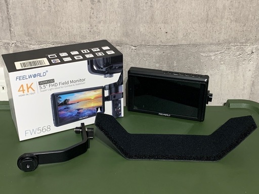 8000円で決定済　保護フィルム剥がしてない　Feelworld FW568 LUT 4K HDMI カメラモニター