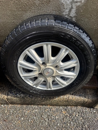 軽バン軽トラ‼️バリ山タイヤホイール‼️