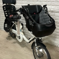 美品✨大容量8Ah✨室内保管✨パナソニック ギュットアニーズ　子供乗せ電動自転車 大容量8.9Ah?パナソニック Panasonic ギュットアニーズ 20インチ 電動