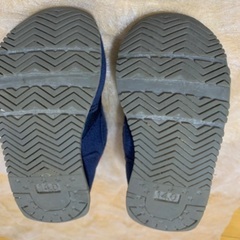靴 シューズ 14.0cm 紺 赤の画像