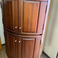 コーナー部のキャビネット部分の画像