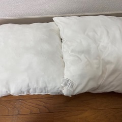 【お譲り先決定】無印クッション（カバー有）