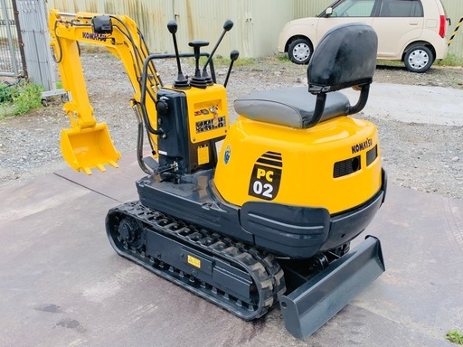 コマツ PC02 ユンボ 軽トラに乗るサイズ現状販売