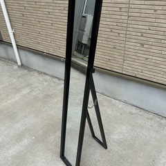 木製スタンドミラー