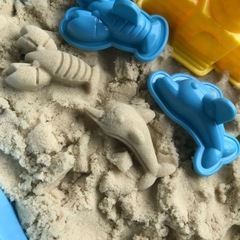 楽しい砂あそびの画像