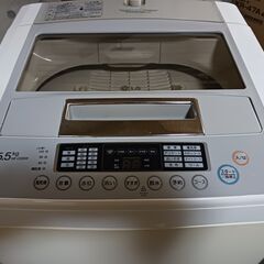 差し上げます。洗濯機 LGエレクトロニクス 全自動洗濯機（5.5kg）の画像