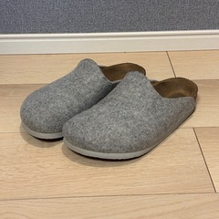 【美品‼️】ビルケンシュトック　ルームシューズ　23CM グレー
