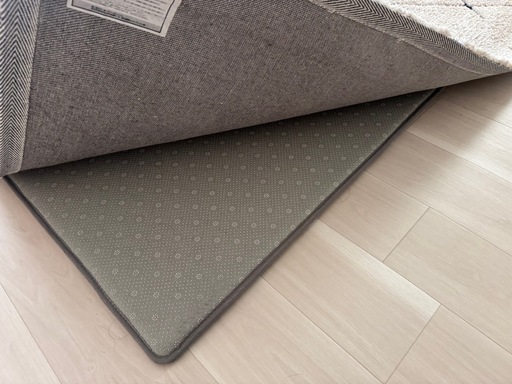 【5月31日までの価格】 LOWYAシャギーラグ(アンダーラグ付き)