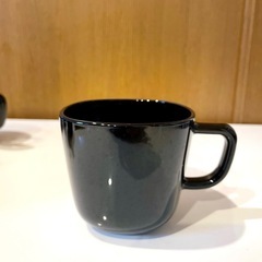 IKEAマグカップ・ブラック4個の画像