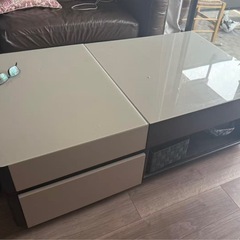センターテーブル　表面グラス