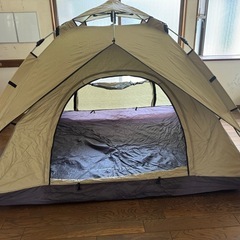 受付終了しました。ワンタッチテント♪海.川.キャンプに！