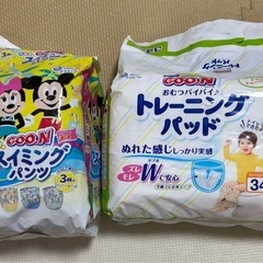 トイレトレーニングパッドとスイミングパンツ（両方とも未開封） 
