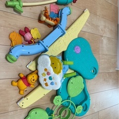 タカラトミー(TAKARA TOMY) ディズニー ベビートイ くまのプーさん えらべる回転 6WAYジムにへんしんメリー マルチカラーの画像