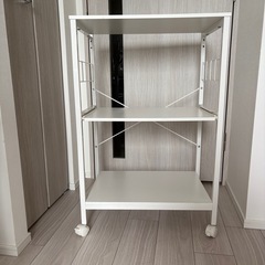 棚　ラック　白の画像
