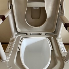 介護用ポータブルトイレ パナソニックく座楽 ラフィーネ＞の画像