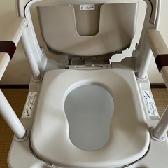 介護用ポータブルトイレ パナソニックく座楽 ラフィーネ＞の画像