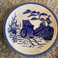 大皿2枚セット　和柄の画像