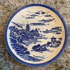 大皿2枚セット　和柄の画像