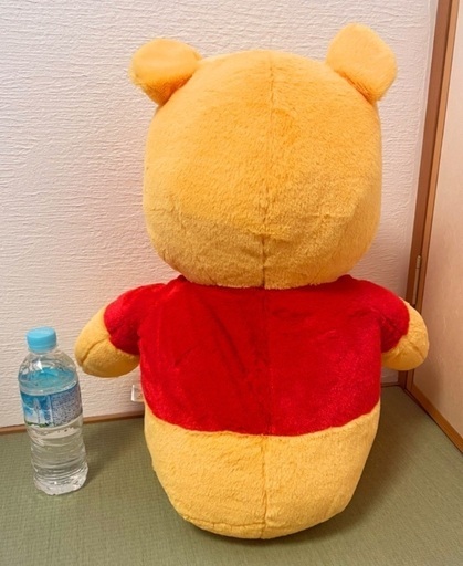 美品 プーさん 激レア】かなり古いプーさんのぬいぐるみBIGサイズ 縦 57㎝ 横