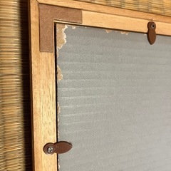 木製額縁51.5*36.5 パズルフレーム中古の画像