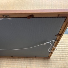 木製額縁51.5*36.5 パズルフレーム中古の画像