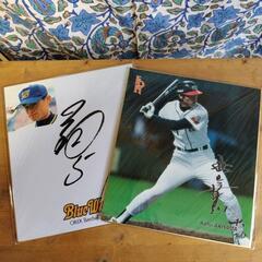 実家片付け中。当時のプロ野球選手のサイン色紙の画像