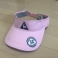 未使用　ゴルフ　レディース　サンバイザー　ルコック