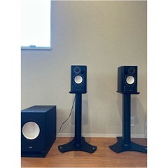 超破格　FOSTEX G1300 MG スタンド付 ペア 元箱付、オマケ付き。直接引き渡し可能な方限定。の画像
