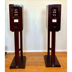 超破格　FOSTEX G1300 MG スタンド付 ペア 元箱付、オマケ付き。直接引き渡し可能な方限定。の画像