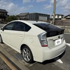 H.22(2010)年 トヨタ プリウス 1.8 S ツーリングセレクション ナビ★TV★車検付き★Bカメラ★ETC パールホワイト 走行123,970kmの画像