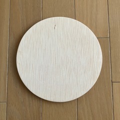 円形　木材 