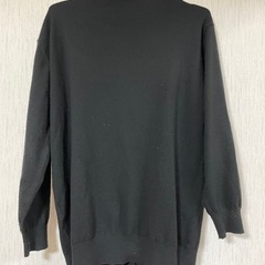 大きめ　ブラック カーディガンの画像