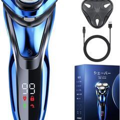 シェーバー メンズ 【日本製弧状綱刃& 360°回転式】 電気シ...