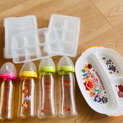 リッチェル哺乳瓶＋子供用食事用品