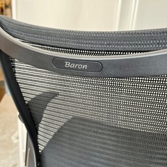 売約済み【倉庫保管中】オカムラ バロン チェア okamura baron オフィスチェア デスクチェア ワークチェア OAチェア メッシュチェア ブラック 椅子 在宅ワーク テレワーク ゲーミングチェア 高機能チェア 椅子 ローバックの画像