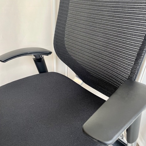 《売約済》オカムラ バロン チェア okamura baron オフィスチェア デスクチェア ワークチェア OAチェア メッシュチェア ブラック 椅子 在宅ワーク テレワーク ゲーミングチェア 高機能チェア 椅子 ローバック