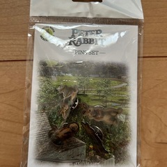 ⭐︎定価１，３２０円ピーターラビットピンバッジ４個セット